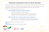 <strong>Leia mais sobre</strong><br />Olimpíadas e Energias Renováveis: ouro Brasil-Alemanha Olimpíadas e Energias Renováveis: ouro Brasil-Alemanha